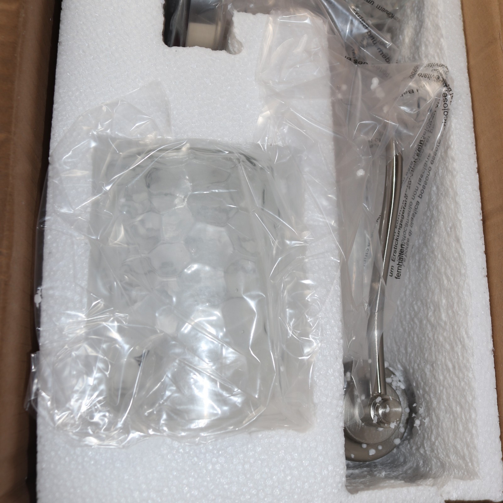 Yansun 3-Light Bathroom Vanity Light Brushed Nickel 24" HA-JQ12801CNK gallery