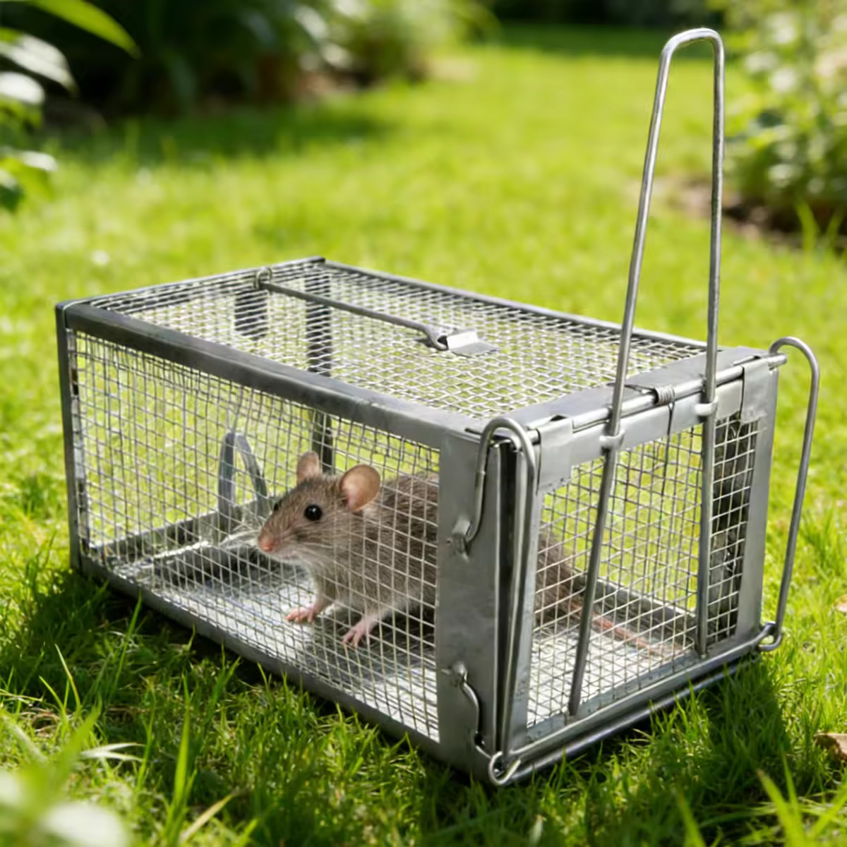 USA Mouse Trap Rat Trap Rodent Trap Live Catch Cages - Easy to Set Up and Reuse gallery