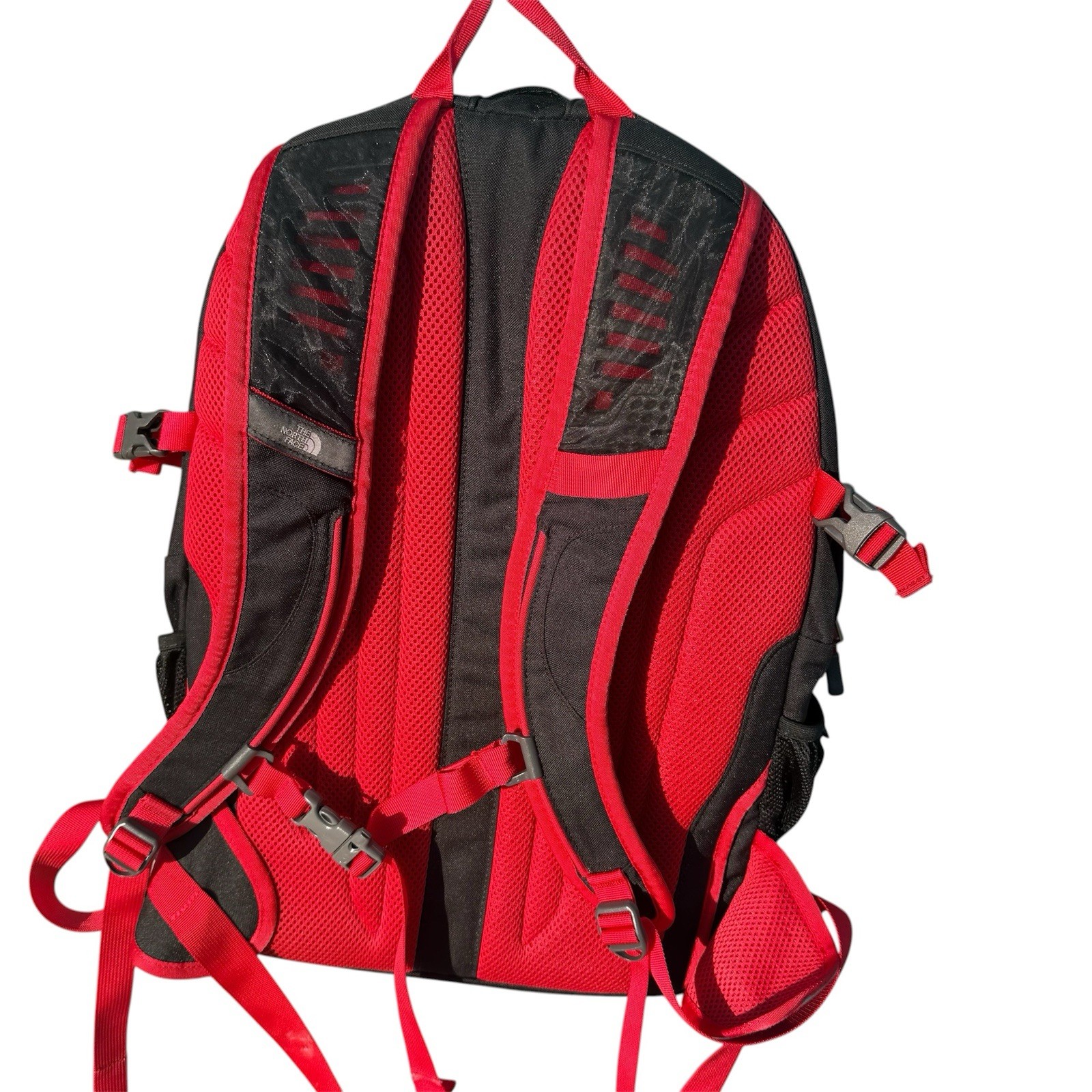 The North Face Muirs Red and Black Backpack 2