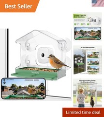 Interactive Smart Bird Feeder with AI Recognition & Durable Construction – 2K HD