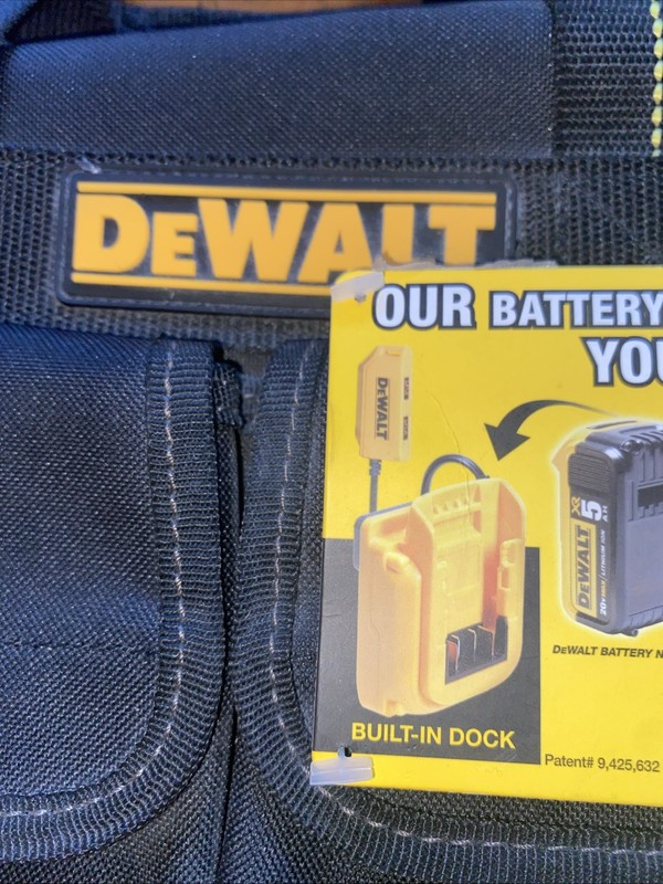 Dewalt 20v Backpack Dgc530 W/ Charging Dock 23 Pocket gallery