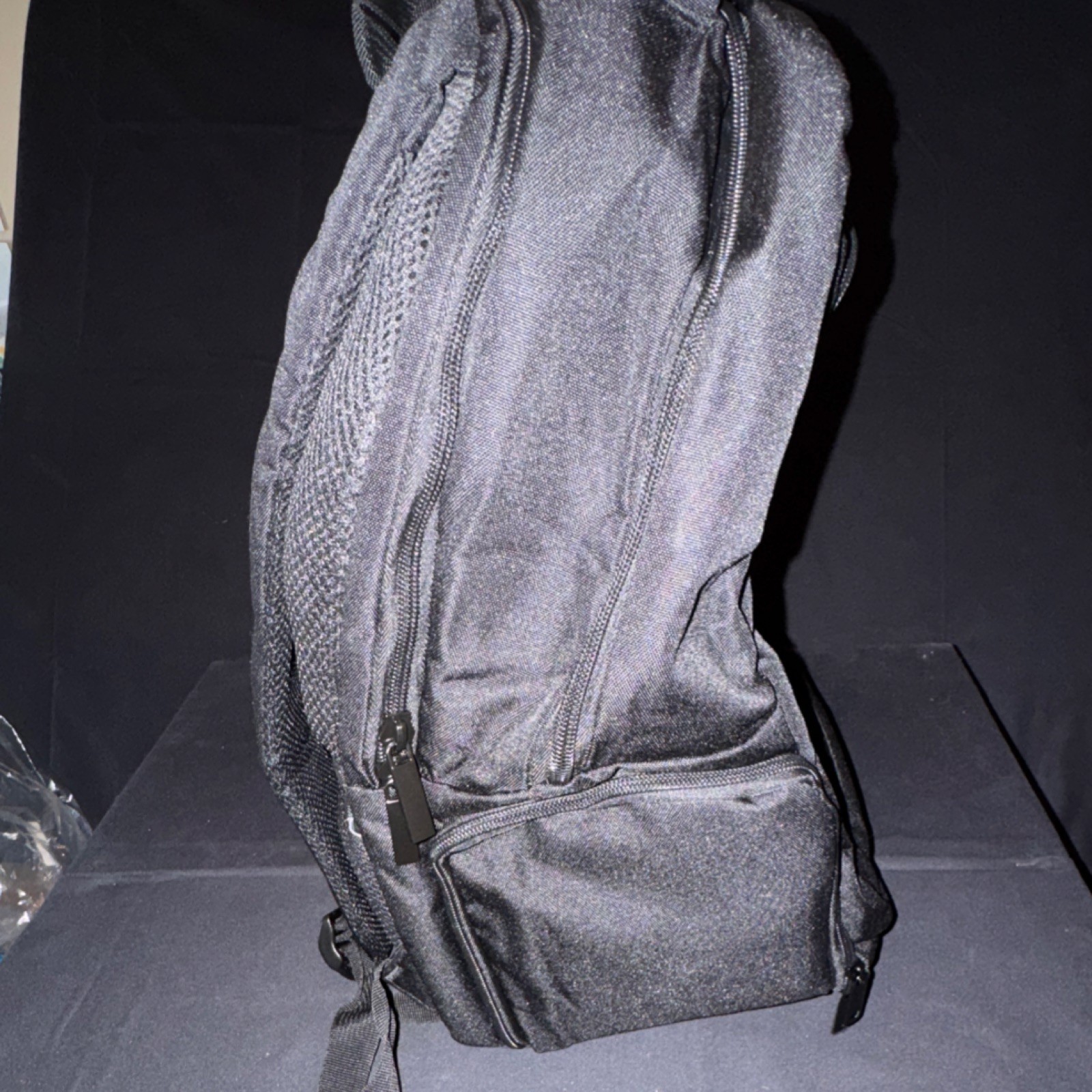 CARFANY Black Hiking Backpack 5 Pockets Multiple Compartments Adjustable Straps 5