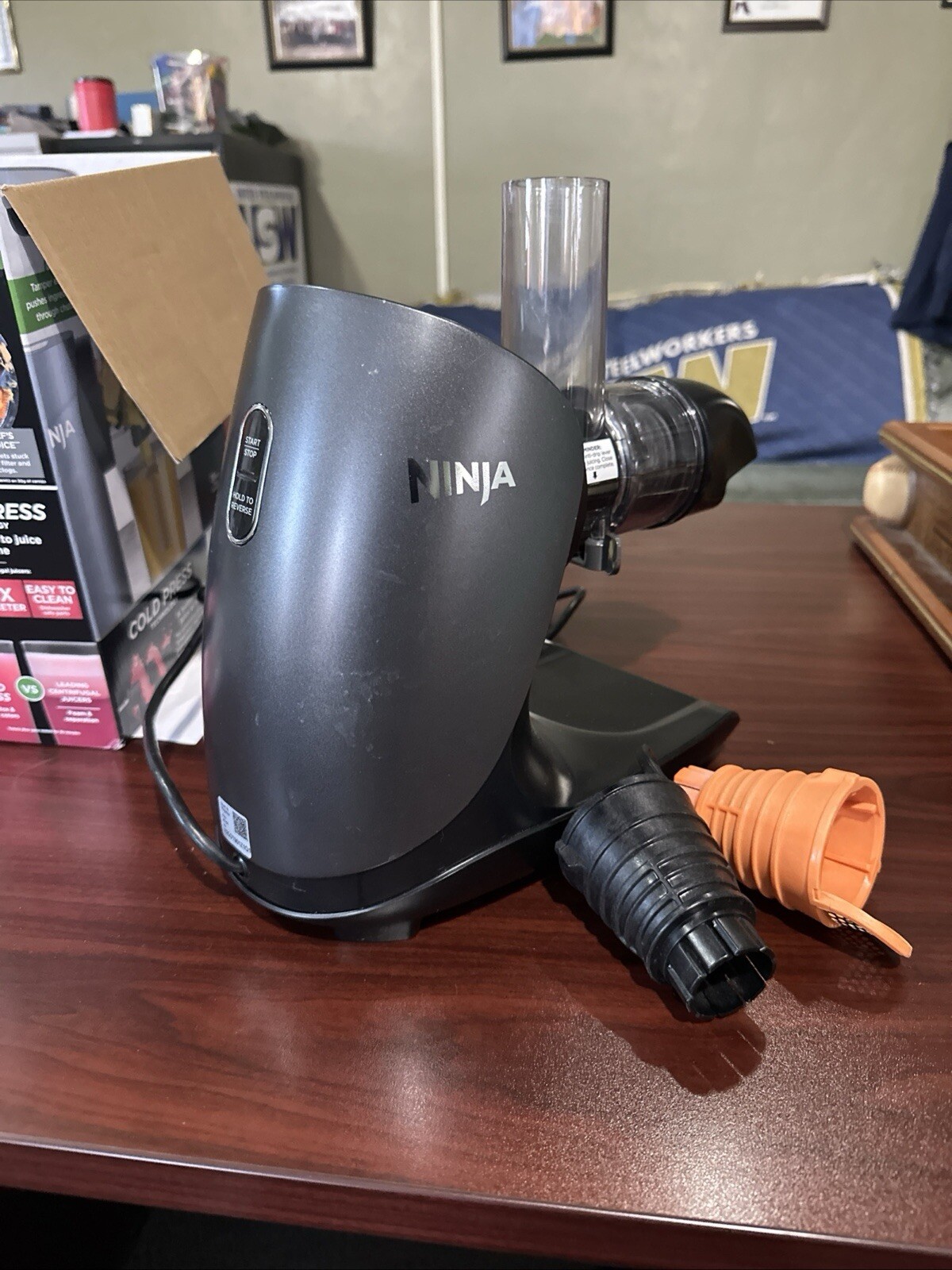 Ninja JC101 Cold Press Pro Compact Powerful Slow Juicer with Total Pulp Control gallery