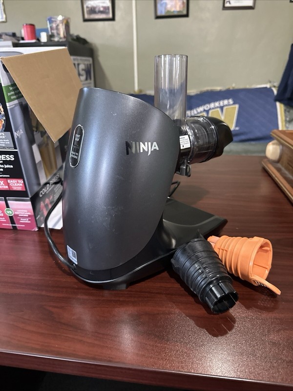 Ninja JC101 Cold Press Pro Compact Powerful Slow Juicer with Total Pulp Control gallery