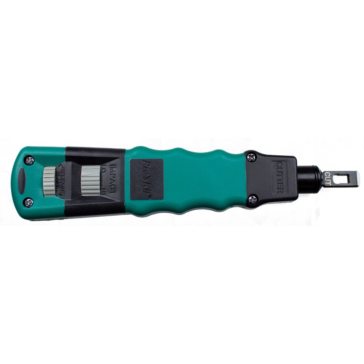 Pro'sKit CP-3148 Punch Down Tool - with 110 and 66 Combi-Blade, cuts both ends gallery