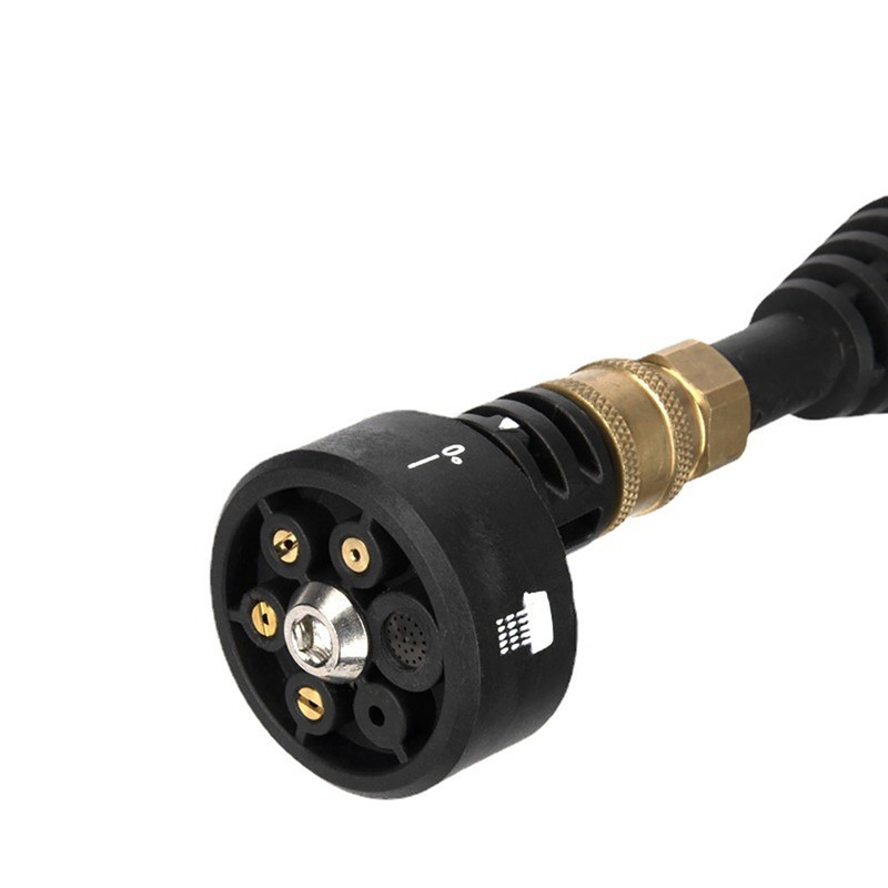6 in 1 1/4" Multi-functional 500 PSI Adjustable Cleaning Washer Nozzle gallery