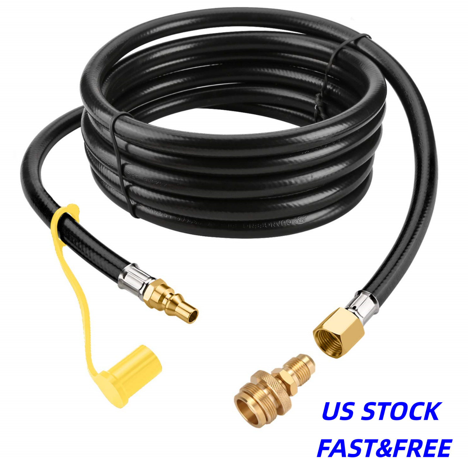 WADEO 12FT 1LB Portable Propane Quick Connect Hose for RV to Gas Grill-FREESHIP gallery