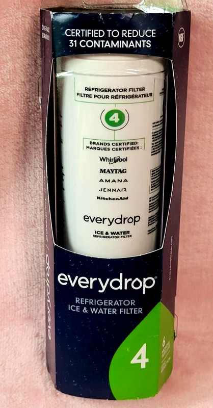 EveryDrop EDR4RXD1 EveryDrop Refrigerator Water Filter 4, NO BOX FACTORY SEALED gallery