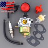 Carburetor Kit for PowerSmart DB2194SR 170cc Push Lawn Mower Carb Gasket gallery