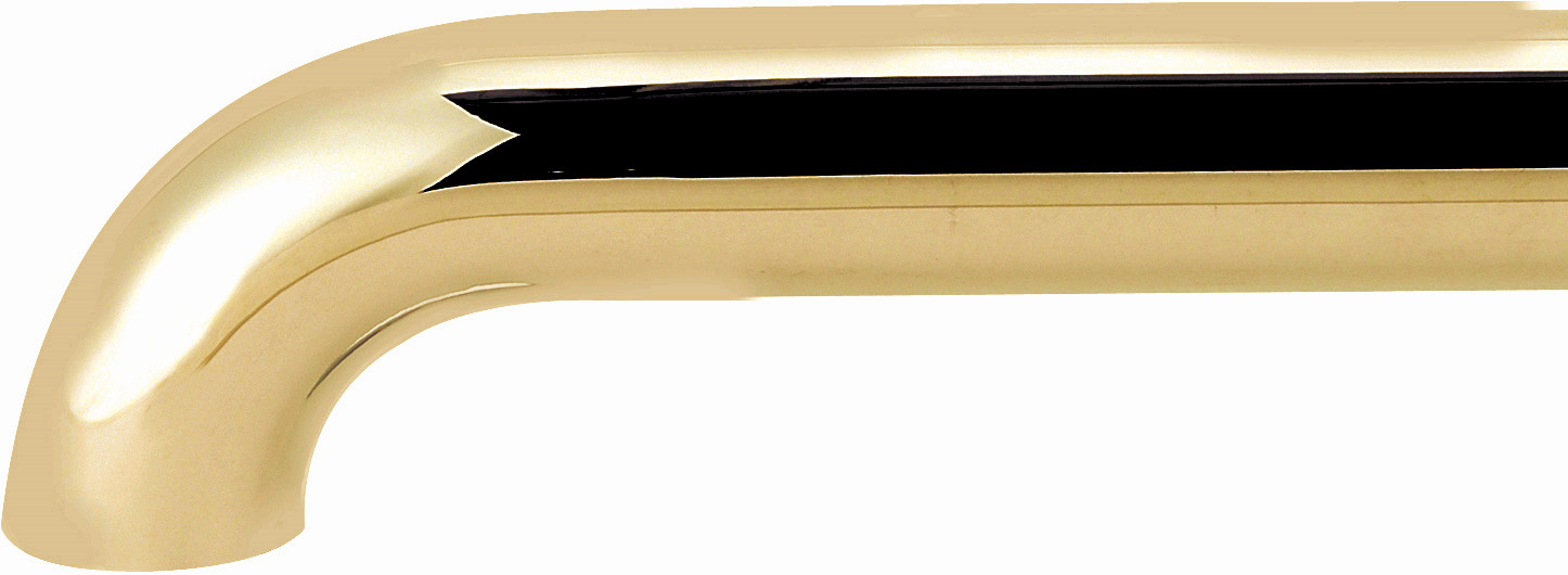 Alno A0018-PB 18" Grab Bar Only ADA Compliant Polished Brass gallery