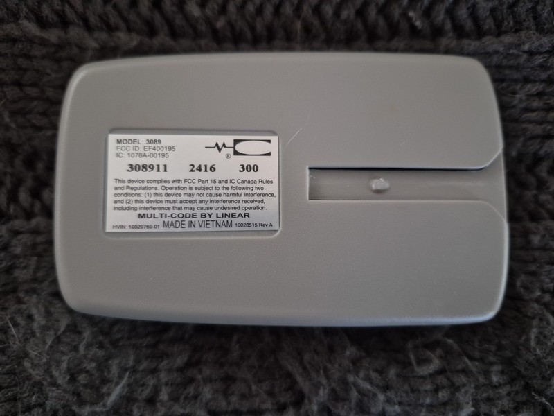 Multi-Code 3089 308911 Gate Garage Door Opener 300MHz 10 DIP Code Remote Control gallery