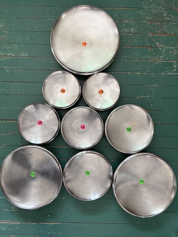 Vtg REVERE WARE Replacement LIDS ONLY 5-3/8", 5-7/8", 6-7/8", 8-7/8", 9-7/8" gallery