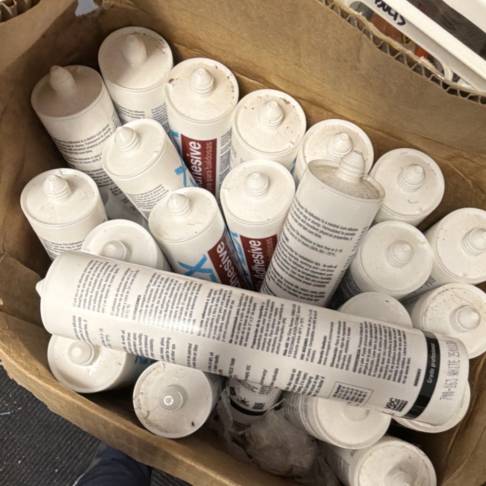 NOVAGARD Silicone Tile Adhesive White Cartridge 10 OZ 700-163 for Tiles gallery