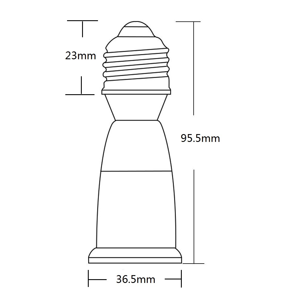 6-Pieces 10cm E26 Medium Socket Extender Standard Light Socket 2.5" Extension gallery