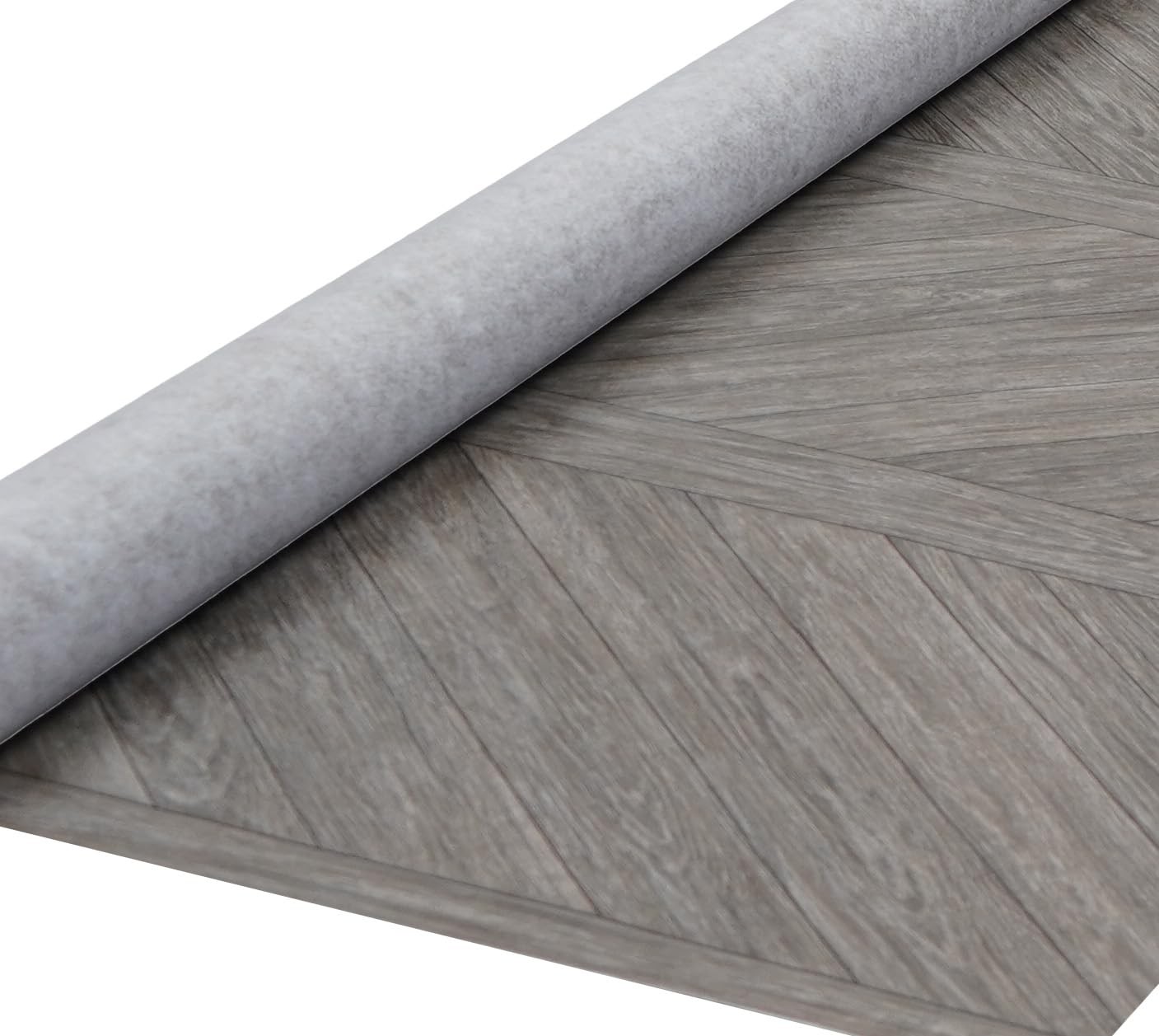 d-c-fix Outdoor Flooring Roll - Brown Chevron Wood - 6 x 12, 72 sq.ft - Water... gallery