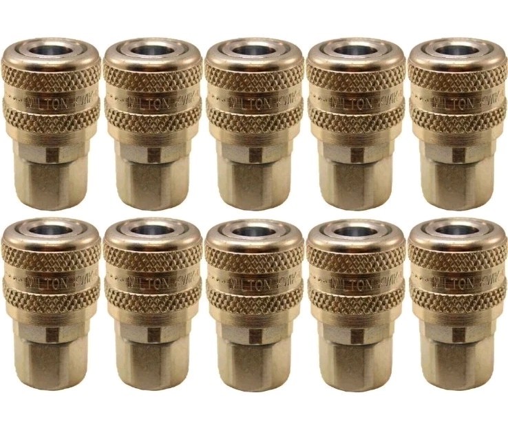 Milton 775 1/4" FNPT A-Style Coupler Pack of 10 gallery