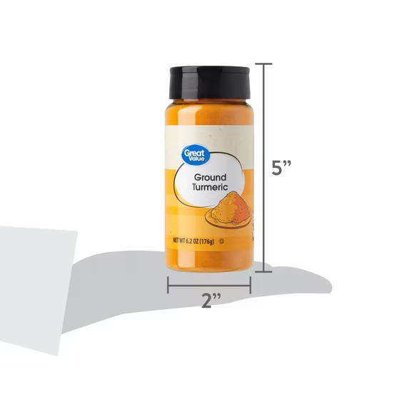 Great Value Ground Turmeric Spice, 6.2 oz Bottle gallery