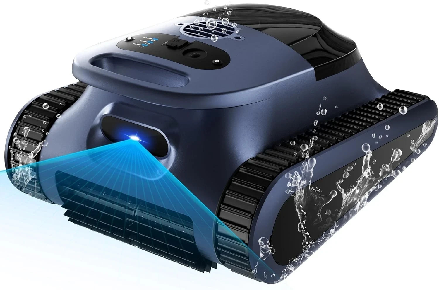 Seauto Cordless Robotic Pool Vacuum Wall- Waterline Scrubbing 180Min App Support gallery