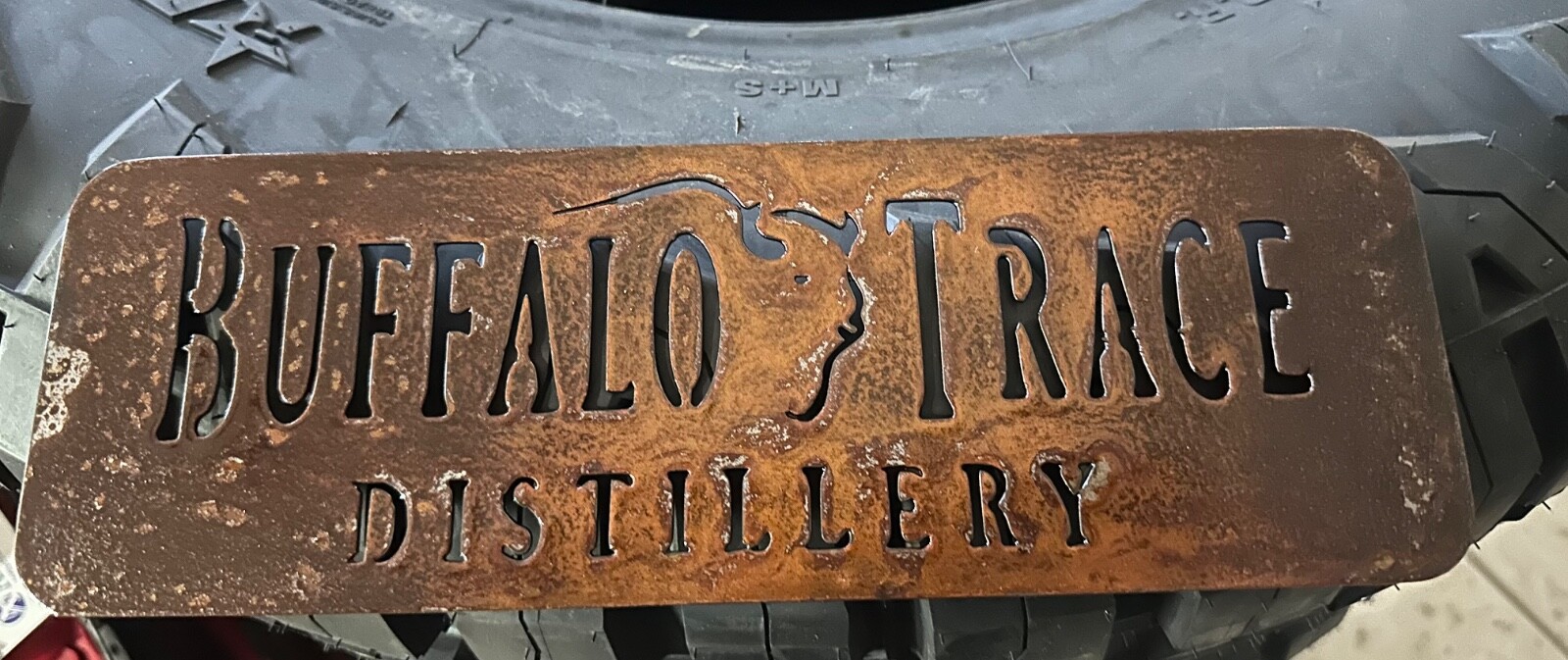 Buffalo Trace Distillery Custom Metal Art Home Decor Rustic Sign gallery