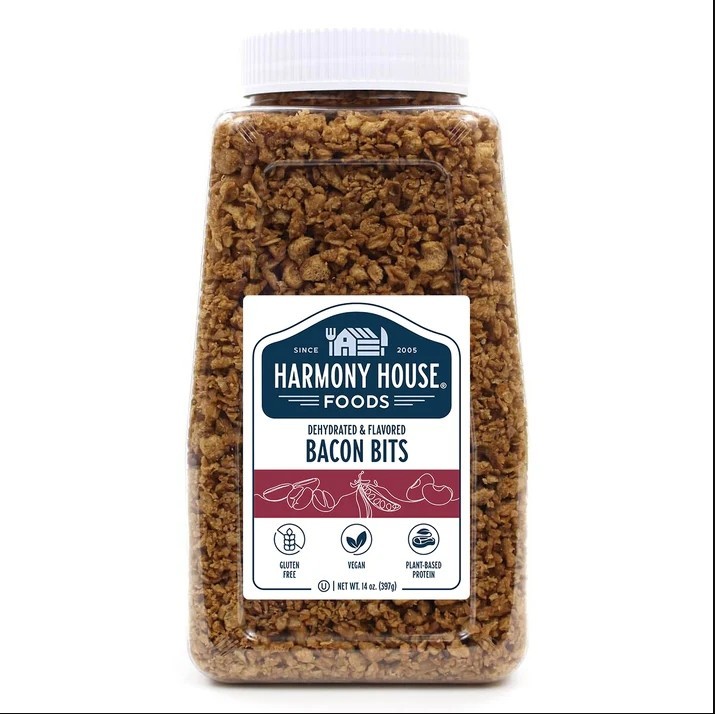 Bacon Bits (Flavored)-Excellent for backpackers, RV'ers, or for your cupboard!
