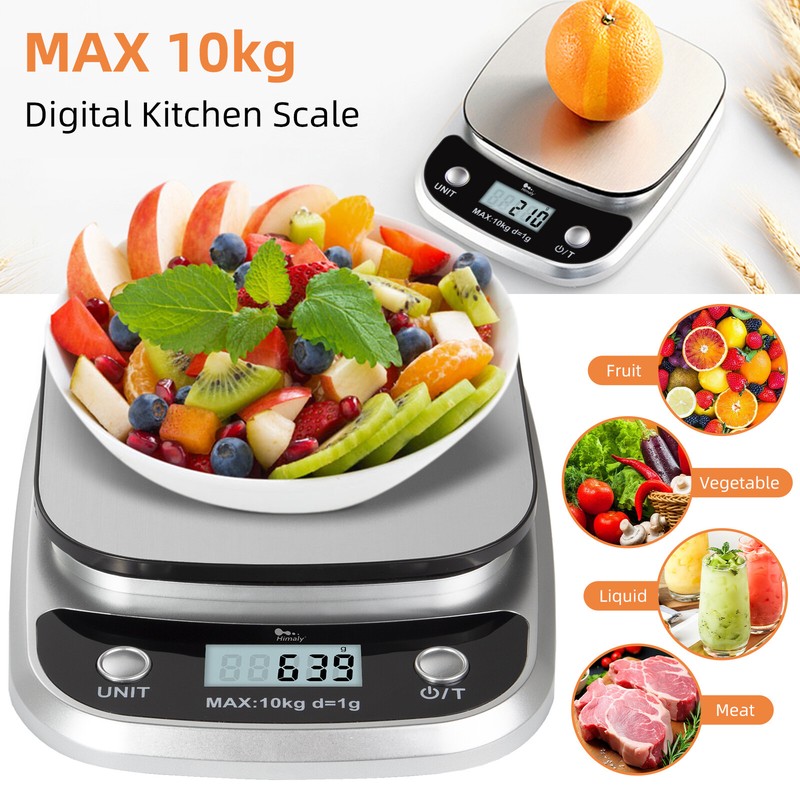 Himaly Multifunctional Kitchen Scale | Electronic Food Scale,Stainless Steel gallery
