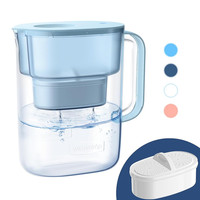 Water Filter Pitcher with 1 Filter, 200-Gallon Long-Life, 10-Cup Large Water Fil gallery