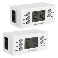 DEWENWILS Light Timer, Digital Programmable Plug in Timer Switch with 1 Outlet