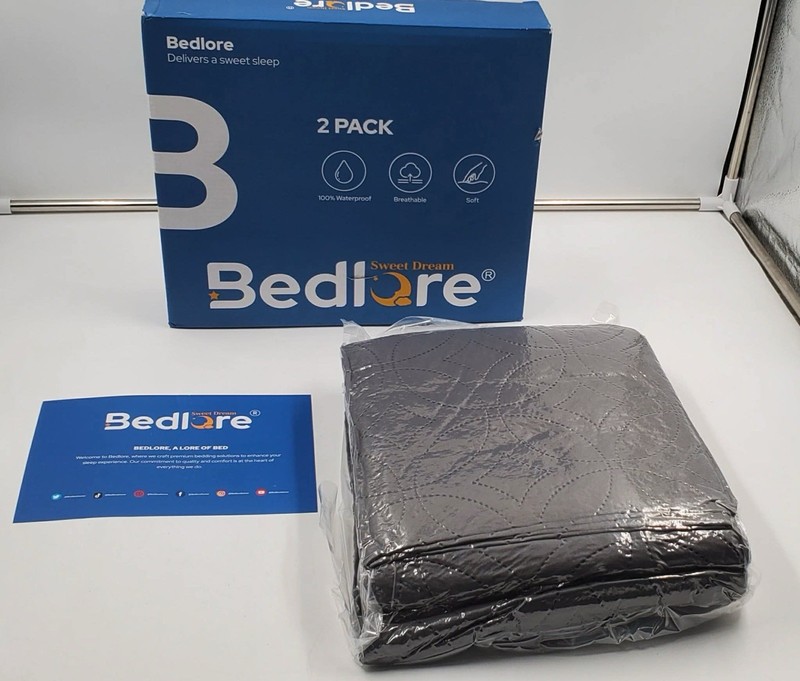 Bedlore 2 Pack Waterproof Mattress Protector Twin Size Mattress Pad With Deep Po gallery