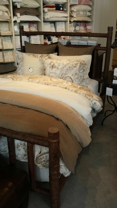 NEW 3PC Pottery Barn Ombre Linen Queen Duvet w 2 Std Shams gallery