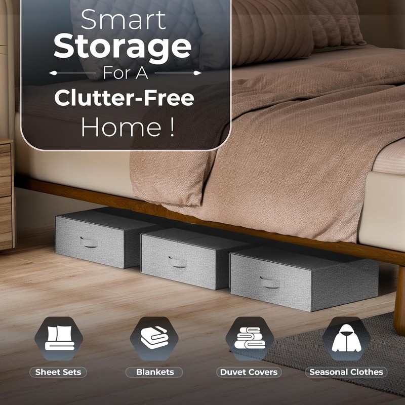 TIMBLE Bed Sheet Organizers & Storage for King, Queen & Large Sheet Sets NEW gallery