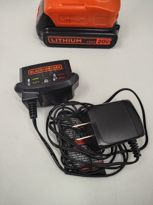 BLACK+DECKER LDX120 20V Max Lithium-Ion Cordless 3/8 in Drill w/ Battery Charger gallery