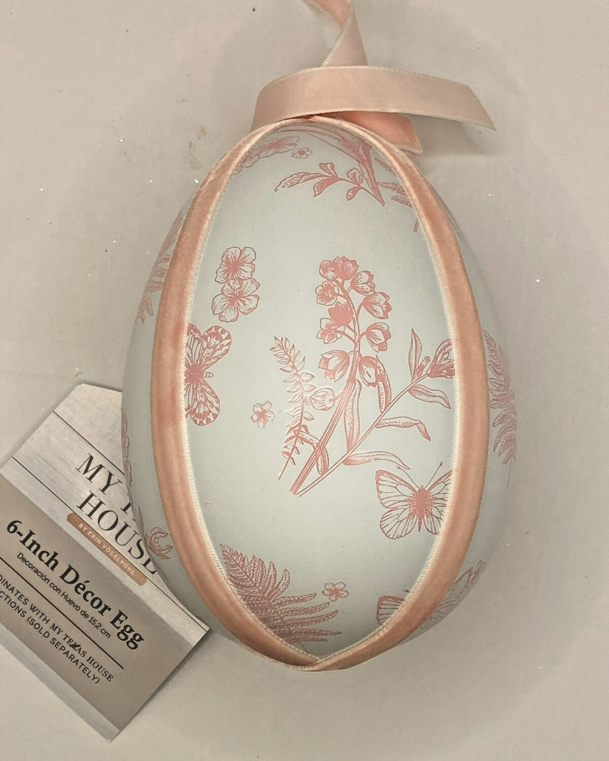 NEW MY TEXAS HOUSE 6 INCH SPRING EASTER DECOR EGG FREE SHIP gallery