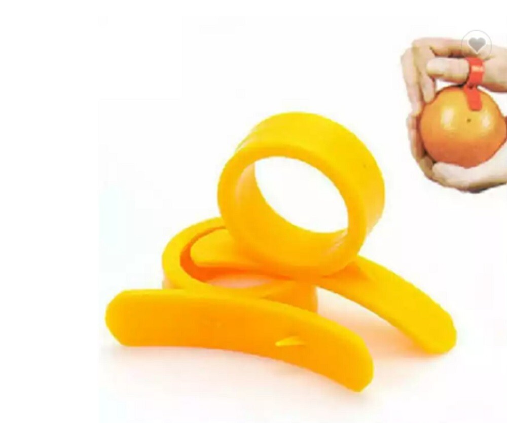 10-Piece Orange Citrus Peeler Set - Easy Fruit Skin Cutter & Opener Tool gallery