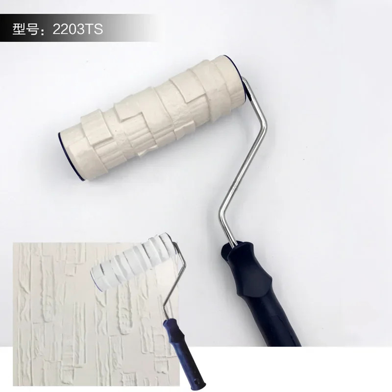 Decorative Paint Roller Patterned Painting Tool for Wall Rubber Protection gallery