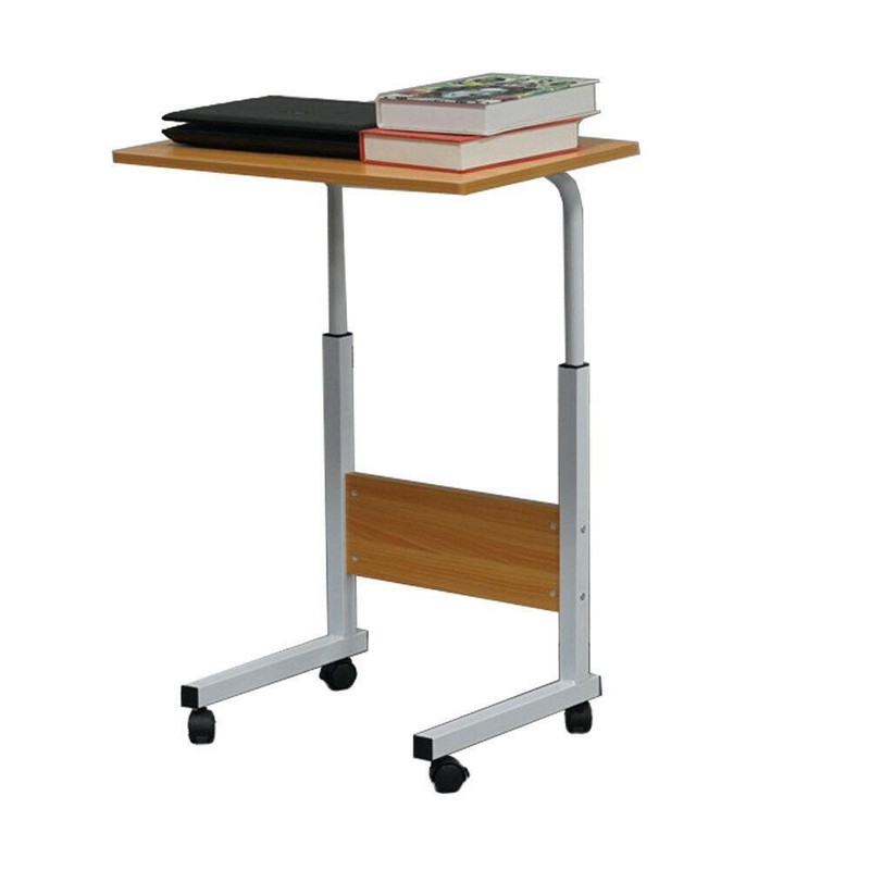 Rolling Small Spaces Computer Desk Corner Laptop Work Desk Office Laptop Table gallery