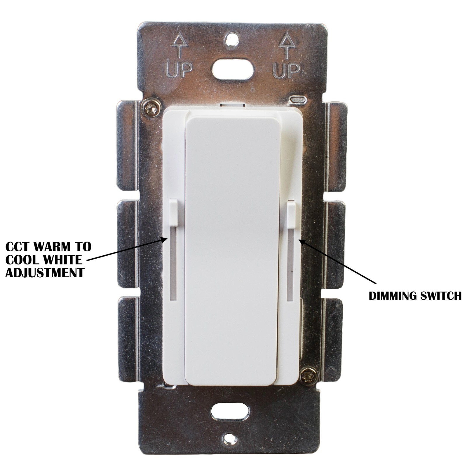 UL listed 24v Dimmable LED driver & CCT dimmer switch 2 in1 rocker for LED light gallery