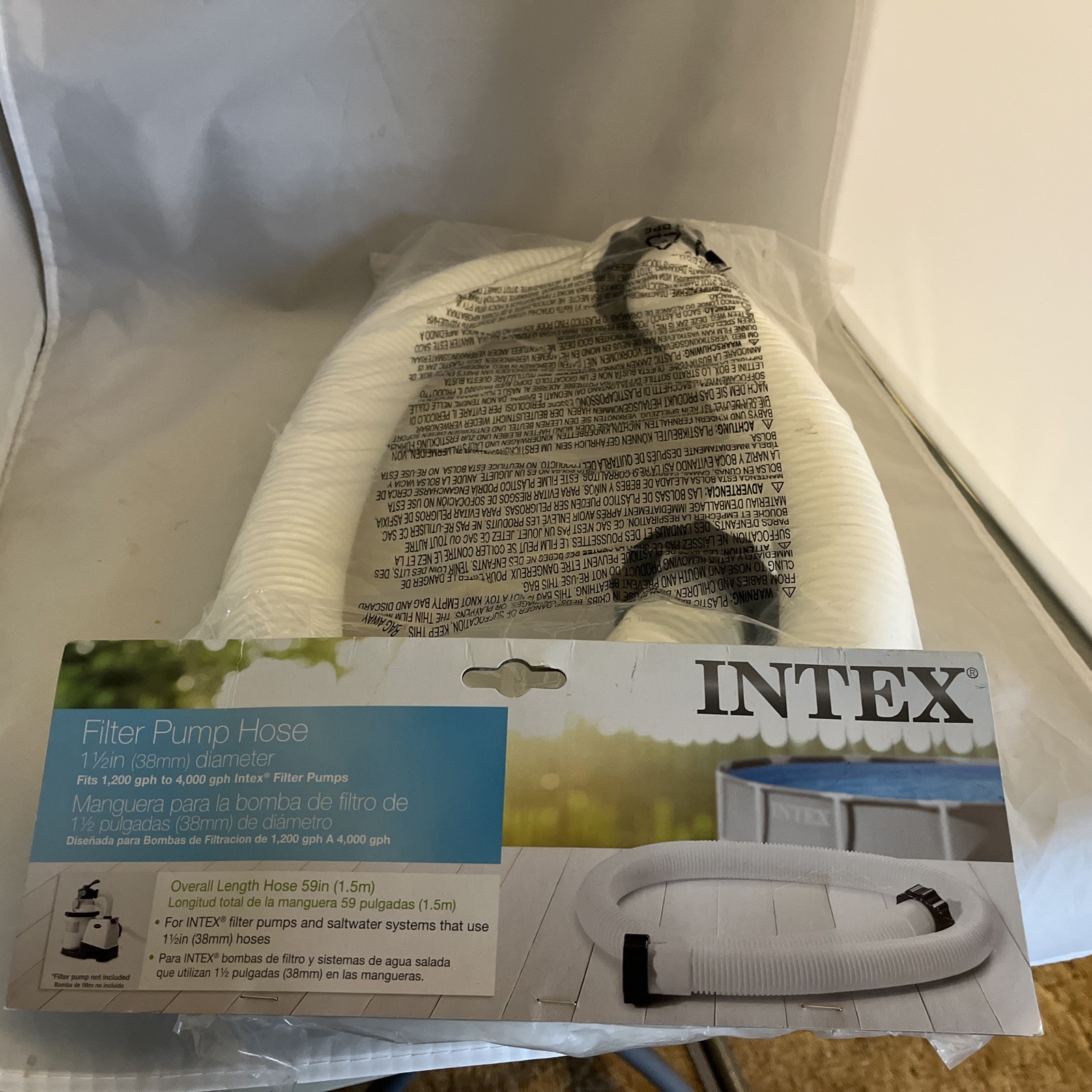Intex 29060E 1.5x59 inch Filter Pump Hose. New In Package gallery