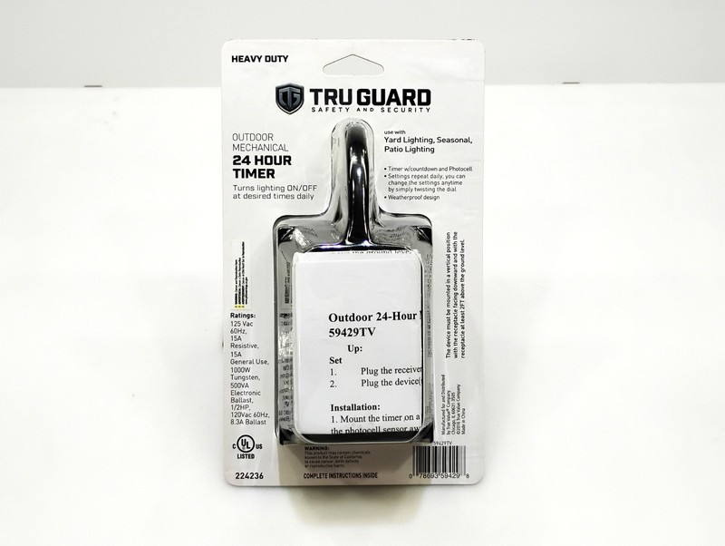 True Value Tru-Guard Outdoor Timer 24hr Heavy Duty for Yard Seasonal Lighting gallery
