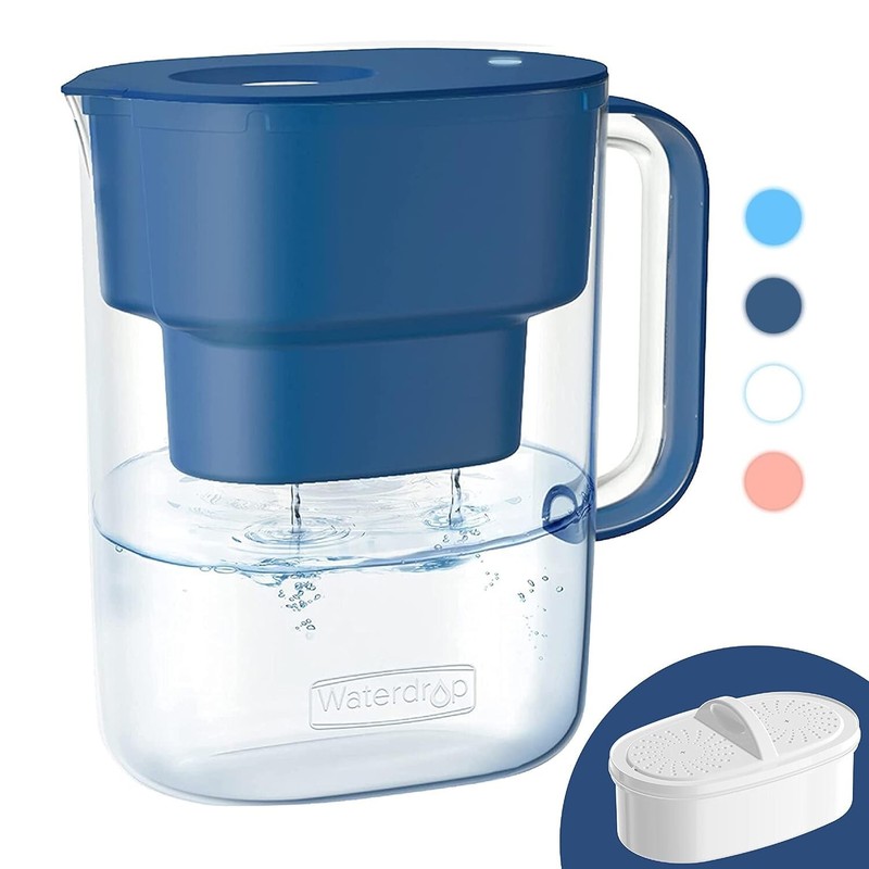 Waterdrop Lucid 10-Cup NSF Certified Water Filter Pitcher,200 gal, gallery