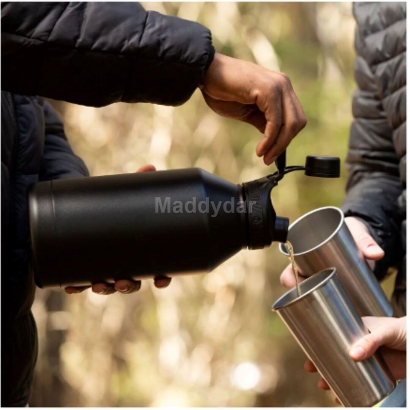 TAL Ranger 64 Oz Solid Print Stainless Steel Water Bottle With Wide Mouth Lid gallery