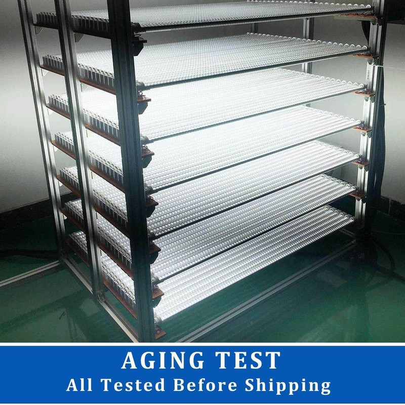 48'' LED Light Fluorescent Replacement Tube 6000K Daylight 85-265V Clear Milky gallery