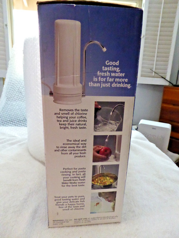 New Wave Enviro 1500 gallons Plus Countertop Water Filter System White NIB gallery