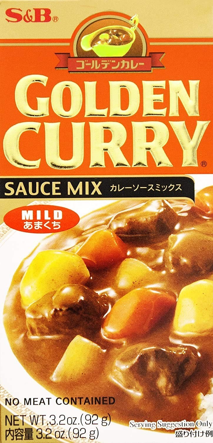 2-Pack S & B Golden Curry Japanese Curry Mix Mild 5 Servings per 3.2 Oz pack gallery
