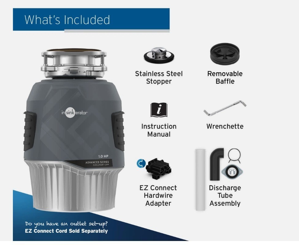InSinkErator 80022-ISE Advanced Series Evolution 1 HP Continuous gallery