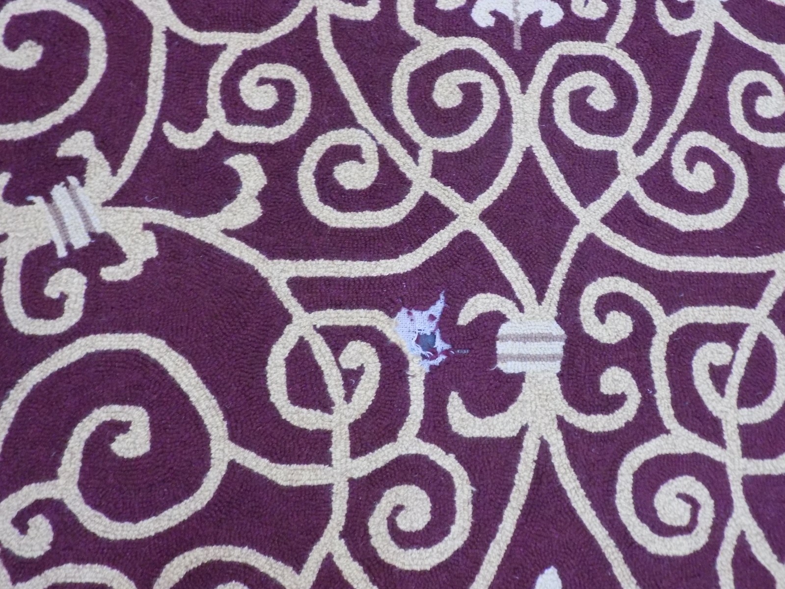 BLACK 7'-9" X 9'-9" Hole in Rug Reduced Price 1172586122 HK11A-8 gallery