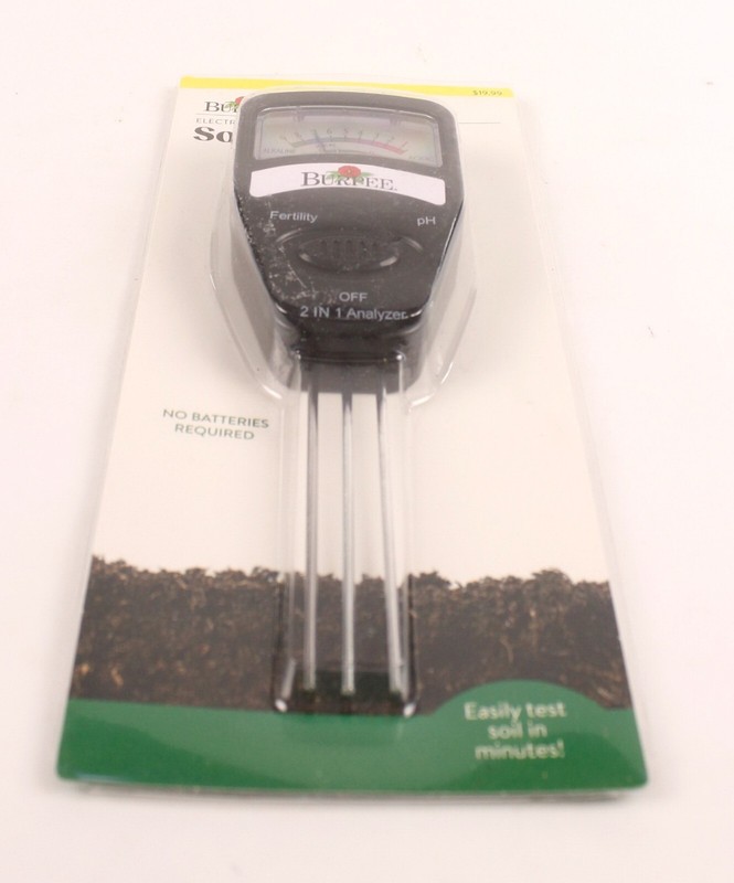 Burpee Electronic Soil Tester For pH And Fertility Testing No Batteries Required gallery