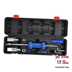 9PCS 5lb Impact Dent Puller Slide Hammer, Dent and Axle Puller Removal Set