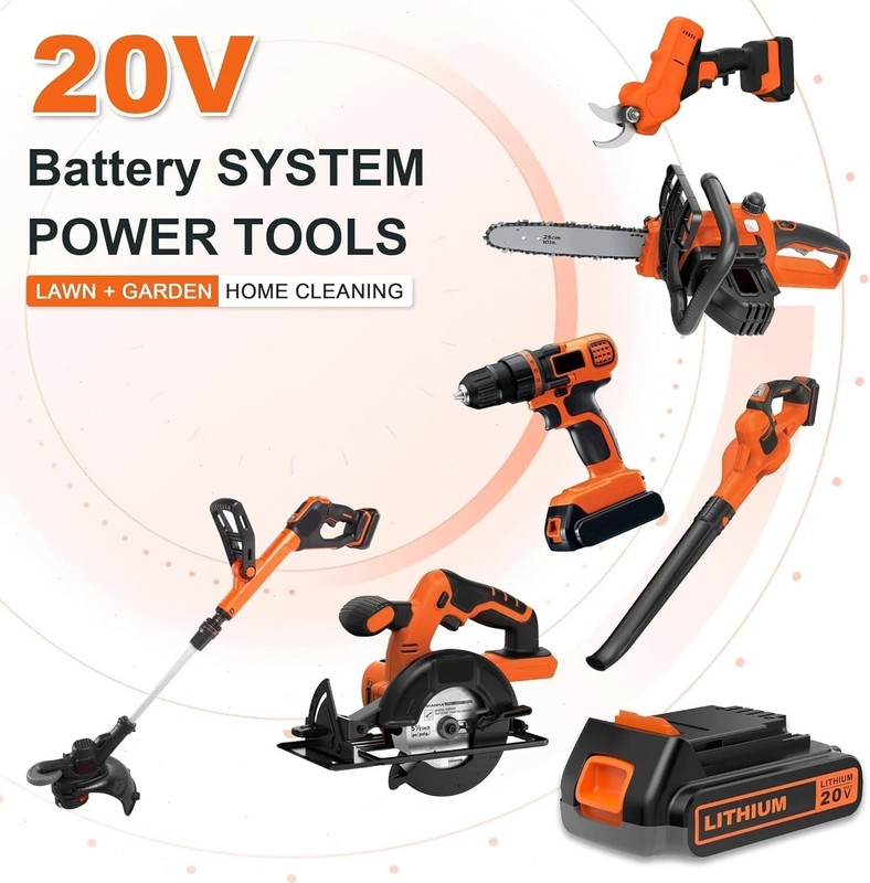 2Pack 20V Lithium-ion 3.0Ah Replace for BLACK DECKER 20Volt LBXR20 LBX20 Battery gallery