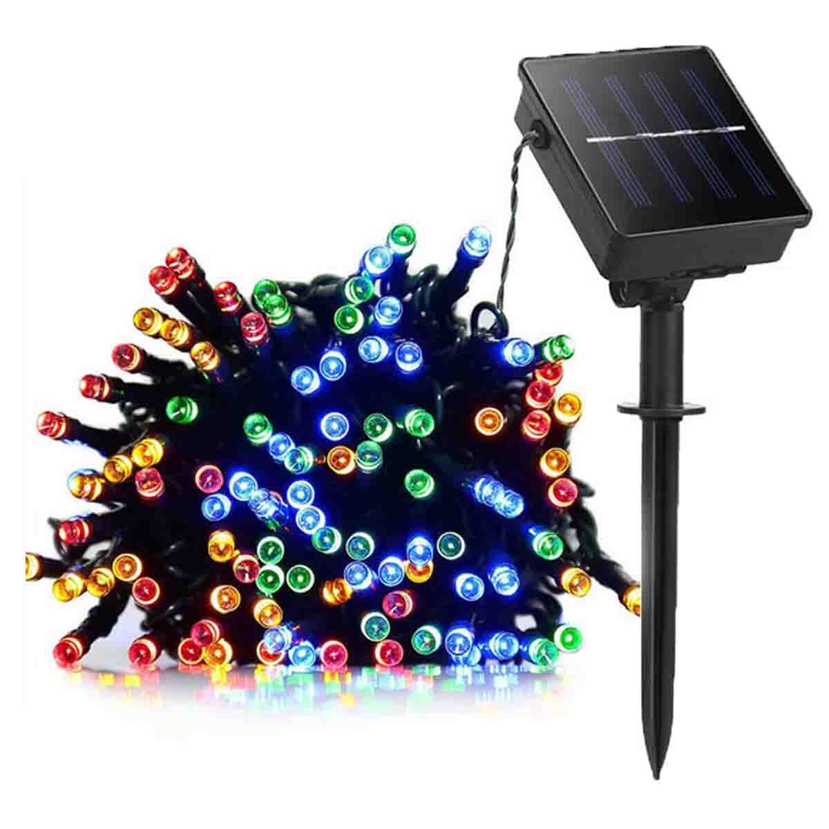 100 LED Solar String Lights Outdoor Garden Party Xmas Fairy Wedding Lamp gallery