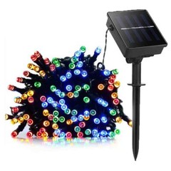 100 LED Solar Power String Lights Christmas Fairy String Garden Outdoor indoor H